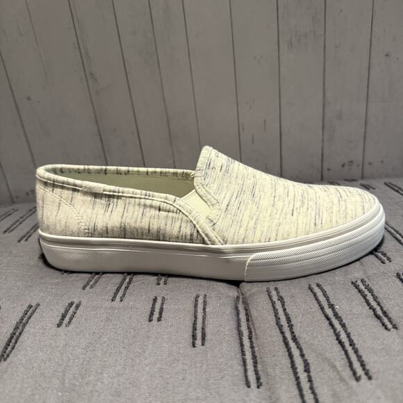 Keds Shoes Women’s Size 8 Softerra Slip On Cream Marled Comfort Casual Shoes - Picture 2 of 12